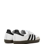adidas samba رجالي ابيض اسود - الصورة 3