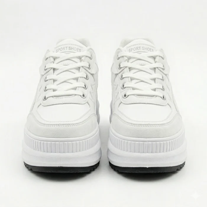 ⁦1114 sport كعب عالى ابيض⁩ - الصورة ⁦2⁩