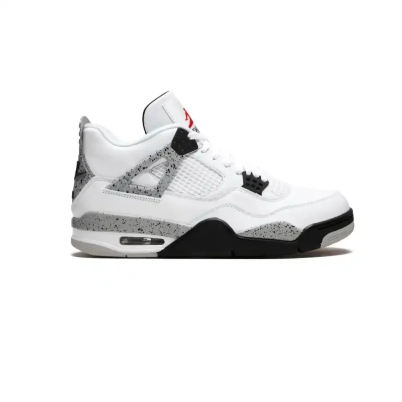 كوتشي Air Jordan 4 Oreo ميرور رجالي - منظر جانبي جودة عالية Egypt