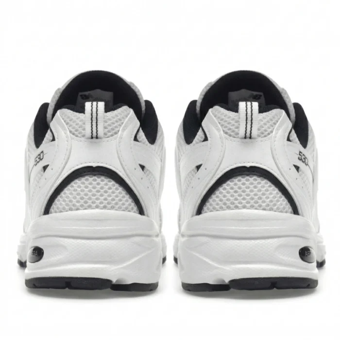 ⁦كوتشي New Balance Mirror Original حريمي أبيض في أسود - حذاء نيوبلانص نسائي مريح بمصر | مستر كوتشي⁩ - الصورة ⁦2⁩