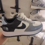 كوتشي نايكي إير 1 (Nike Air 1) رجالي أبيض في رمادي - حذاء رياضي مريح بمصر | مستر كوتشي