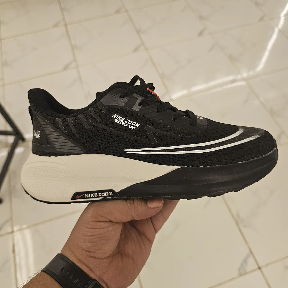 webp_244_20260203_160449_841 Nike zoom أسود ابيض - الصورة 1