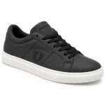 Flat Men's FRED PERRY FULL BLACK*white — Product photo