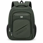MOMOLLY Olive Green School Backpack
